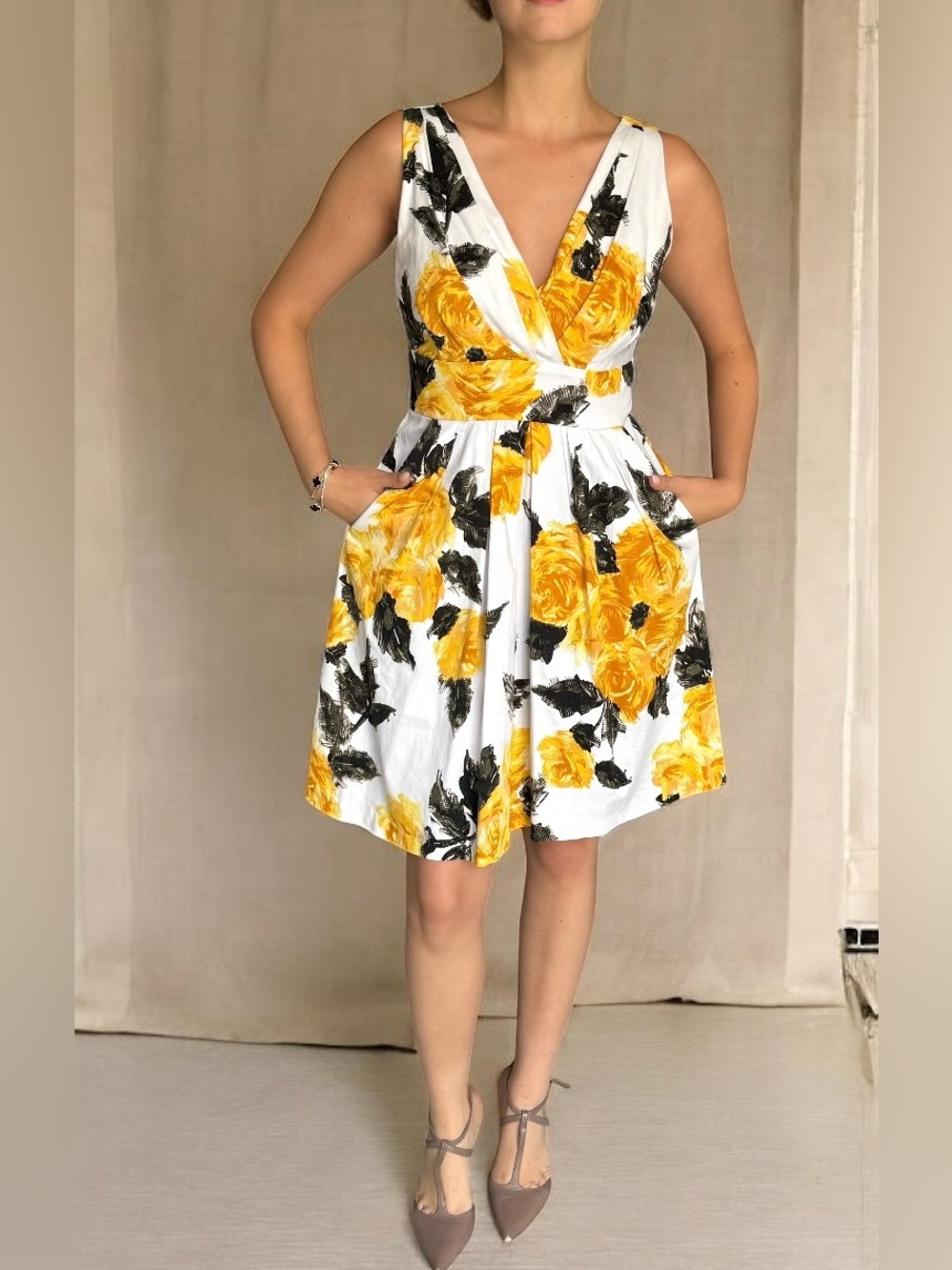 Floral Cotton Summer Dress by Corey P